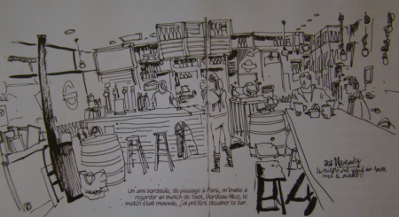 Lors d'un match de foot Bordeaux*Nice